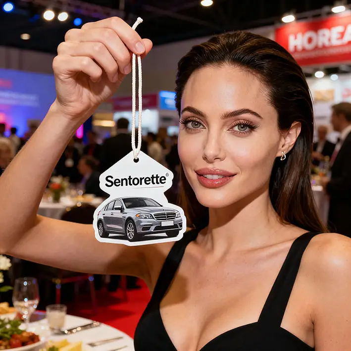 Gadget salons foires désodorisants voiture cadeau corporatif expo